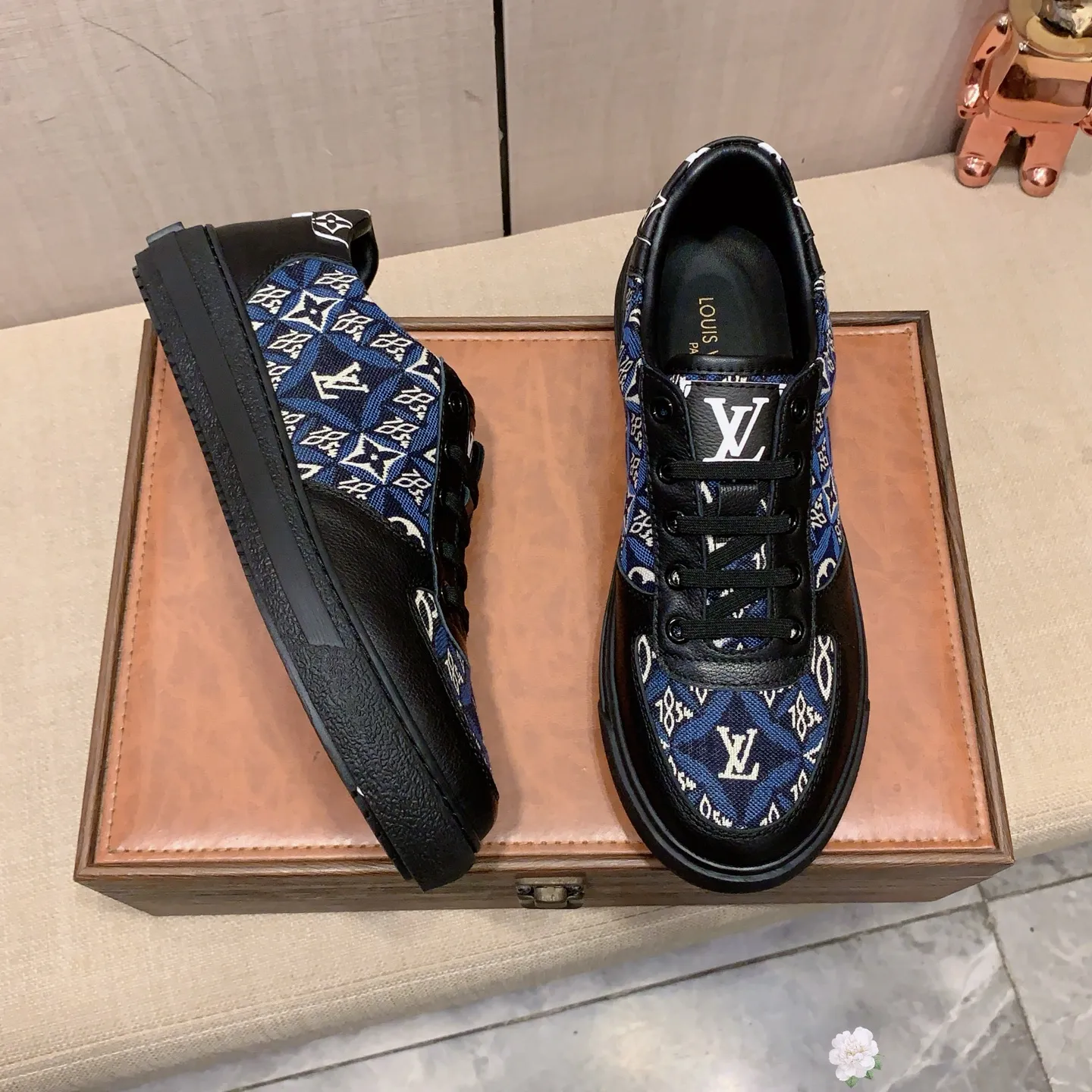 Men's Men's Shoes 💰400💰💰🎩🎩[Lightning][Lightning] "Lv*" Latest•hot style casual shoes, top brand [Seduce] luxury~purchase, top~quality. [Strong] The upper is made of imported breathable fabric with cowhide material ➕ breathable sheepskin feet (•) and fine workmanship. Original stylish and stylish soft rubber wear-resistant and non-slip outsole, light and comfortable on the feet, the real thing looks better when photographed, 0128: code: 38-44, 2️⃣ colors selected